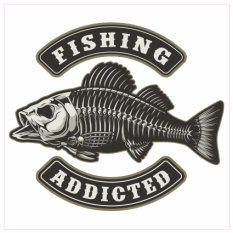Nálepka Fishing Addicted