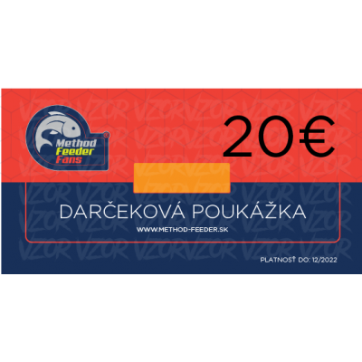 Darčeková poukážka 10€, 20€ alebo 50€ - Hodnota: 50€