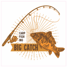 Nálepka Carp Fishing Big Catch